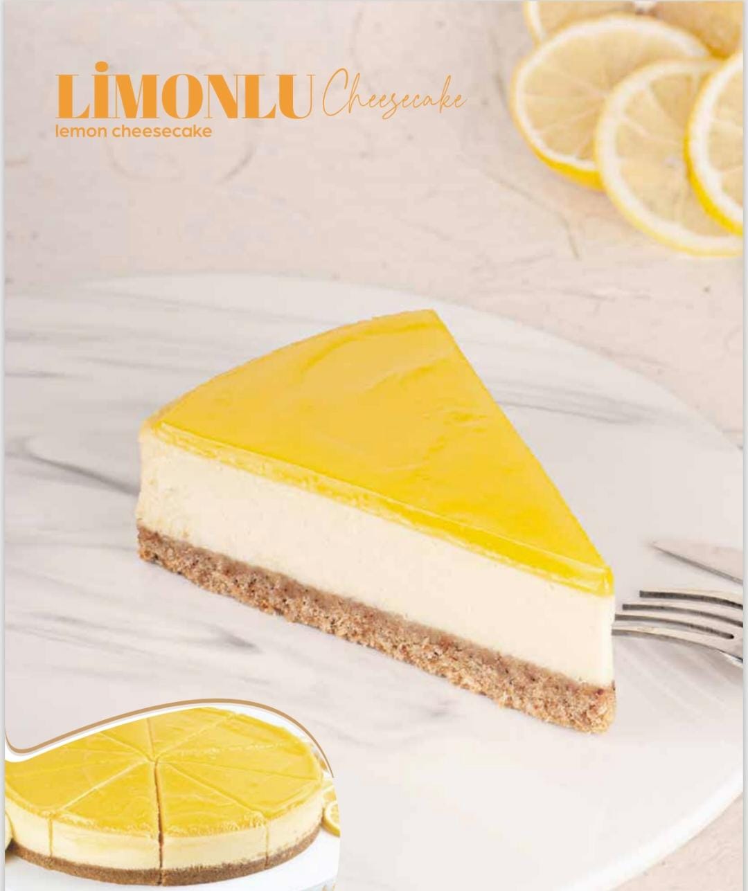 LİMONLU CHEESECAKE